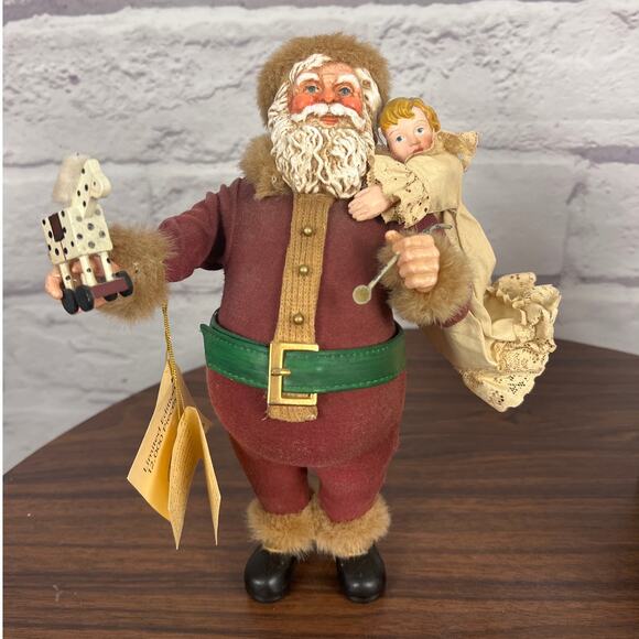 KSA Kurt Adler Fabriché Thomas Nast Santa Caught In The Act Figure Limited Run - Picture 4 of 12